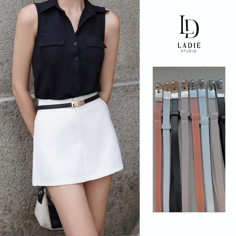 Thắt lưng da nữ bản nhỏ cơ bản, TL-HM, Ladie Studio