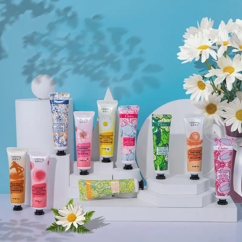 Kem Dưỡng Da Tay, Cỡ Nhỏ, Chiết Xuất Hoa Cúc, Dưỡng Ẩm, Không Nhờn, Hương Thơm Thực Vật