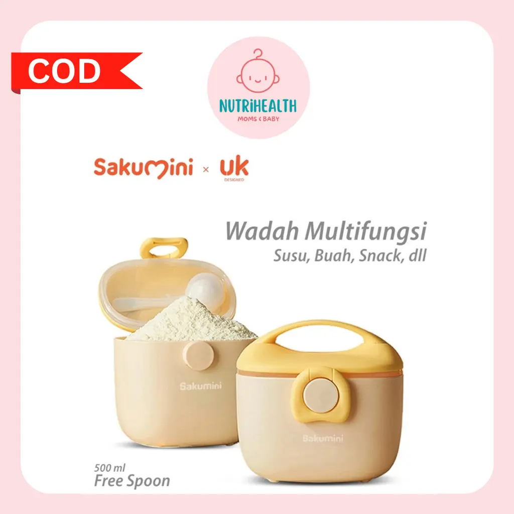 Sakumini Milk Powder Container Wadah Tempat Susu Bubuk Bayi