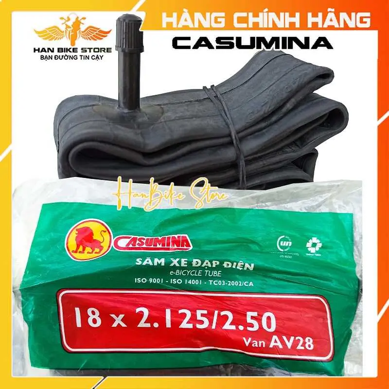 Săm, ruột xe đạp điện 18x2.125/2.50 CASUMINA