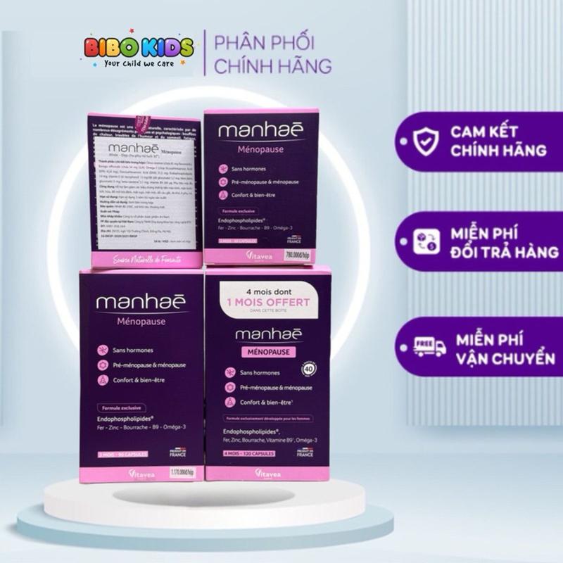 (Hàng Nhập Khẩu có tem phụ) Viên uống cải thiện nội tiết Manhae, Pháp