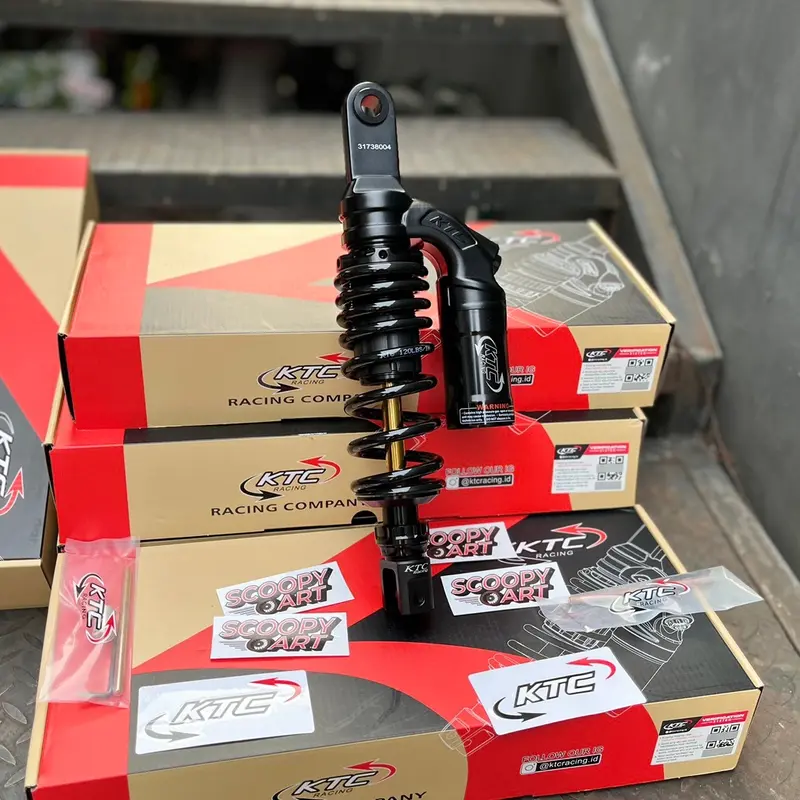 Shockbreaker Racing KTC Extreme EVO Series Original Vario Beat Scoopy Shock Belakang Tabung 330mm 330 mm Scoopy Vario Beat Motor Motorcycle 4