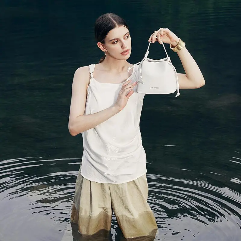 [Emma bag* IGun] BOSTANTEN Tas Selempang Wanita Sling Bag Wanita Shoulder Bag Kulit Sintetis Mewah 3