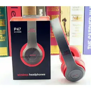PROMO HEADSET SUPER BASS P47 BLUETOOTH HEADSET BANDO GAMING WIRELESS SUPER BASS / HEADSET BLUETOOTH P47 PRO / HEADPHONE WIRELES / BAYAR DITEMPAT PURE BASS FULL BASS UNTUK SEMUA ANDROID DAN GAMING MANTAP Earphone Handsfree