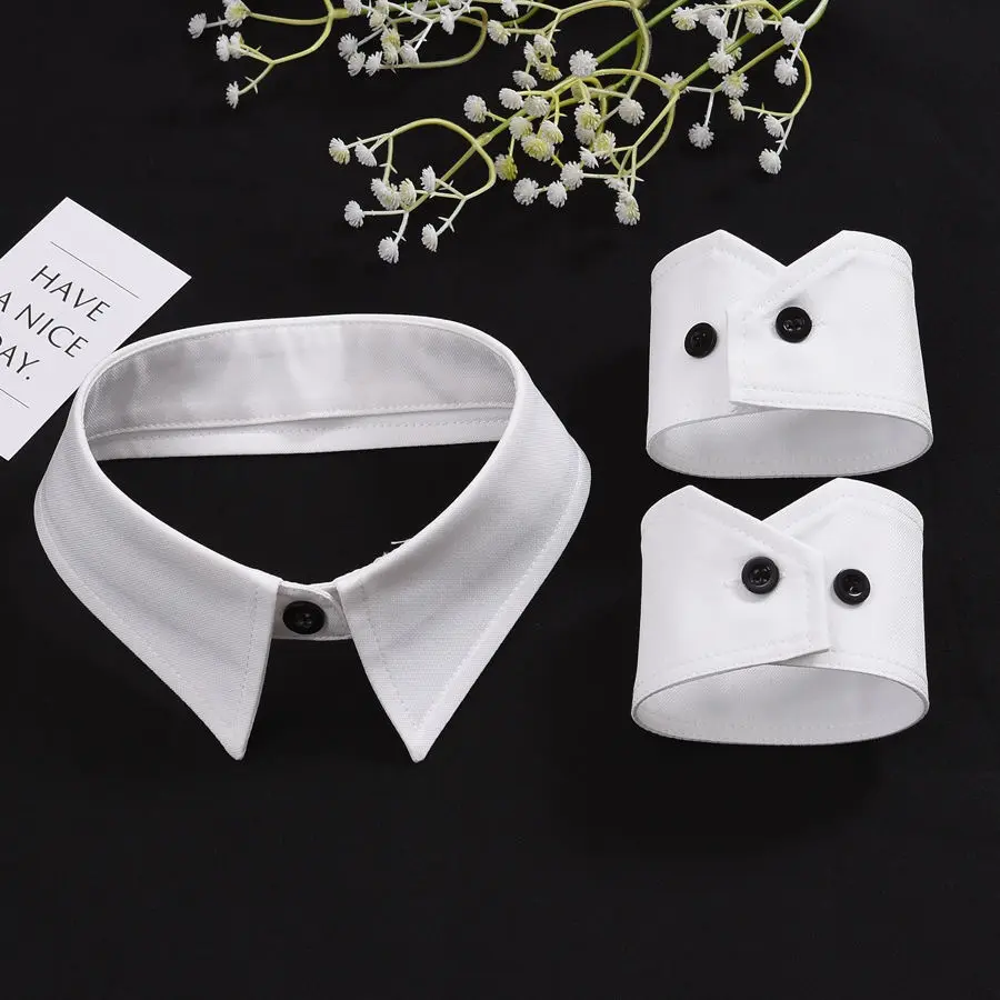 Temperament simple shirt sleeves fashion decoration workplace occupation fake sleeves fake sleeves with sleeves fake collar
