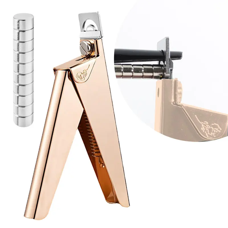 Stainless Steel Nail Trimmer Kit, 1 Count Nail Cutters for Nail Tips Cutter with 10pcs Length Measurement, Adjustable Trimmer for Salon Home Art, Valentine's Day Gift 4