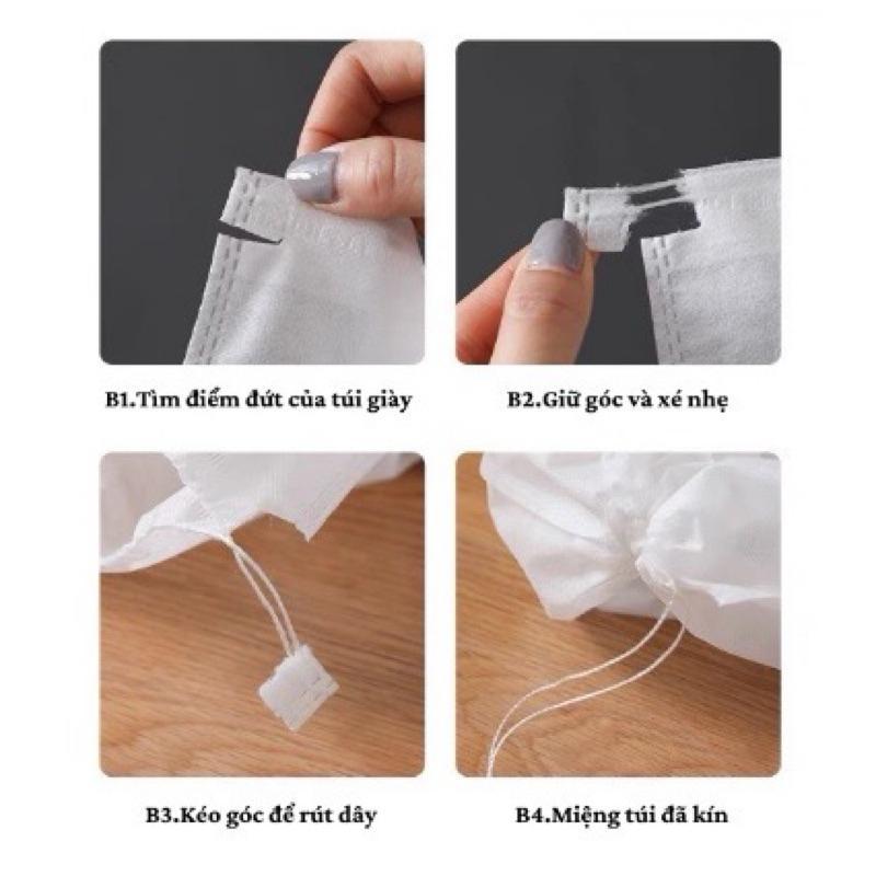 Túi Đựng Giày Cao Gót Dây Rút Chất Liệu Vải Không Dệt,  Đa Năng, Tiện Lợi Kyanshoes 1