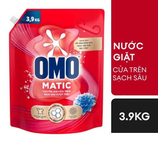  Combo 2 Túi Nước giặt OMO Matic Cửa trên 3,6kg 3,9Kg túi  bao bì tuỳ lô nhập hàng  