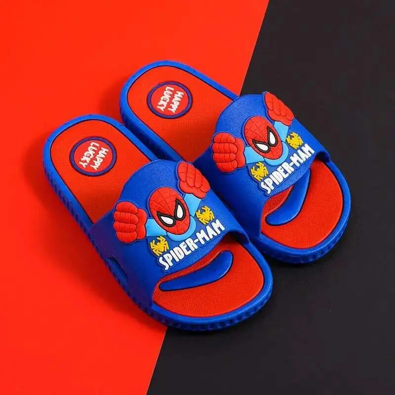 Slippers Boys' Summer School Children's 2-9 years old Indoor Household Anti-skid Boys Sandals Red Blue Shoes
