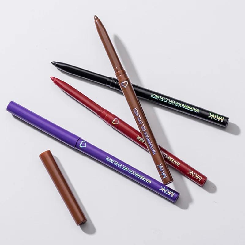 Product Introduction of Waterproof Eyeliner Pen White Black Brown Long Lasting Quick-drying Pencil Not Blooming Liquid Eyeliner Gel Eyes Makeup Cosmetic 5