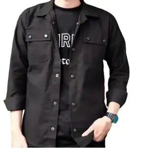 Jaket pria IKC 002 distro cbr six Bandung hoodie dua sisi bolak balik keren grosir pakaian pria H0D7 Casual Parasut Cowok Parka Semi Hitam Tebal