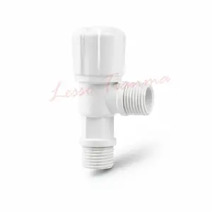 Stop Kran PVC Lesso WP01202 Keran Air Plastik Model L / Faucet Angel Valve 1/2 inch / 10108