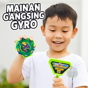 HARGA GROSIR 1 PCS Gyro Gyroscope Battle Mainan Anak Gangsing Besi Beblet Metal