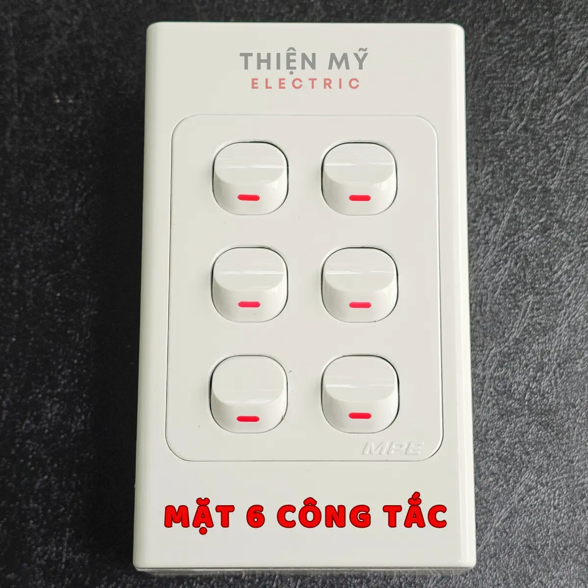 (Chính Hãng) Mặt ổ cắm điện kèm công tắc lắp nổi,âm tường MPE