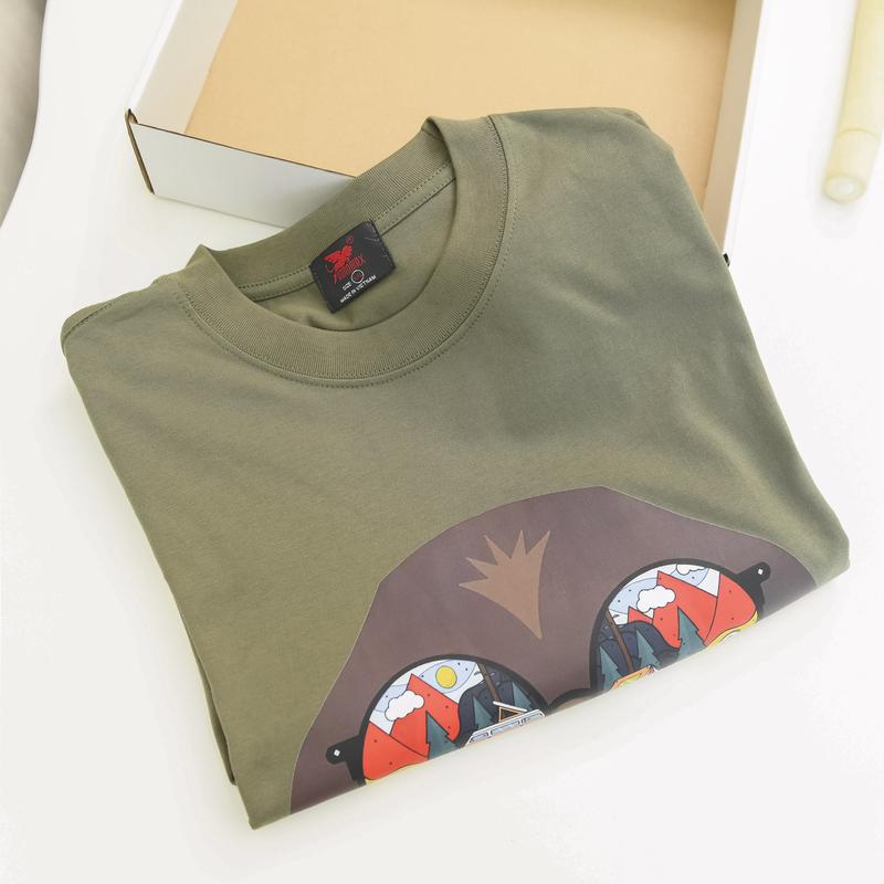 NORAMAX - Áo thun nam nữ Oversize dáng unisex in hình chất cotton mềm mại co giãn thoáng mát TB2411-1 5