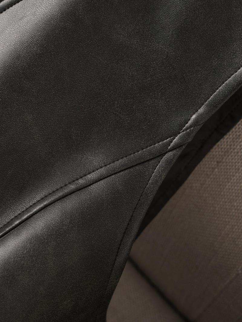 Product Introduction of Women's Solid Color Button Front Pu Leather Vest, Fashion Casual V Neck Outerwear for Work Office Business, Ladies Spring & Fall Clothes 4