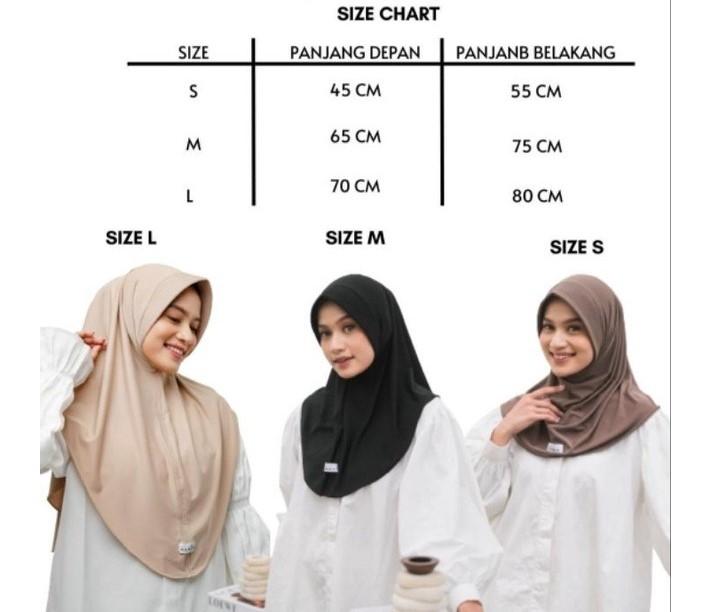 Product Introduction of BERGO KENAN - Dzevada Instan Bergo Daily Hijab Size M 0