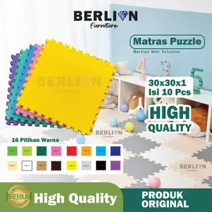 Matras Puzzle 30 x 30 Tbl 1 Cm isi 10 Pcs / Alas Lantai / Playmat / Tikar / Karpet / Alas Bermain anak/ Eva Foam