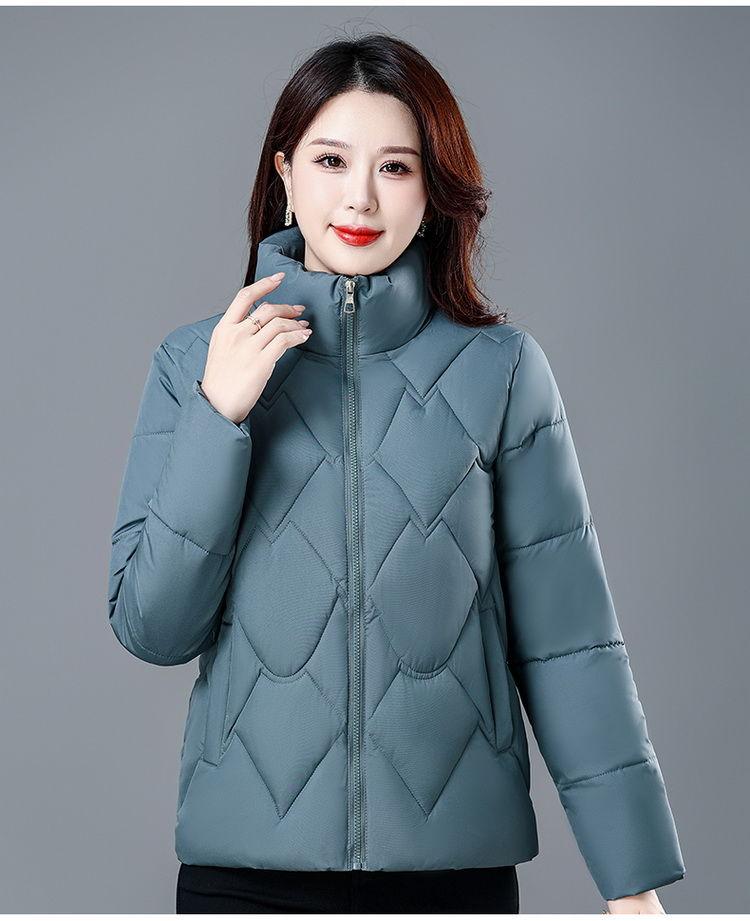Product Introduction of Áo Khoác Độn Bông, Cho Mẹ TRUNG NIÊN, Áo Khoác Nhẹ Phong Cách Phương Tây Mới, Dáng Ngắn, Ngoại Cỡ, Có Đệm Bông, Thích Hợp Cho Mùa Đông Nữ Top Jacket Women 18