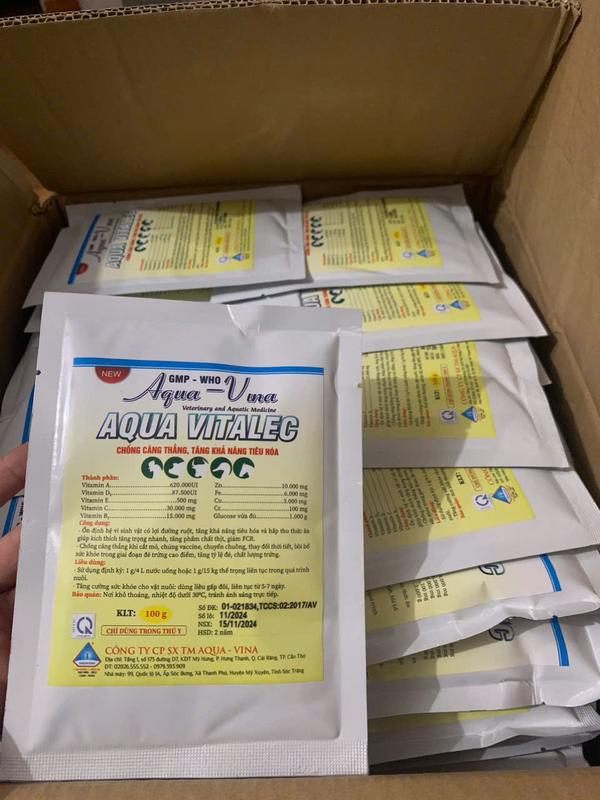 5 gói AQUA VITALEC vitamin khoáng chất tổng hợp cho gà và chim bồ câu 3