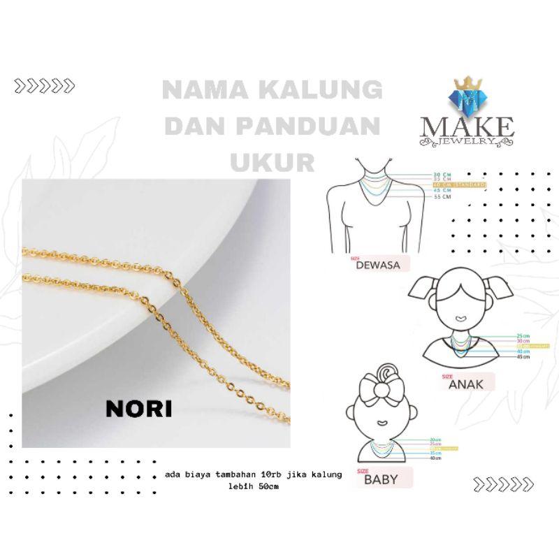 Make Kalung Nama Titanium Anti Karat Custom Nama Gold dan Silver 2