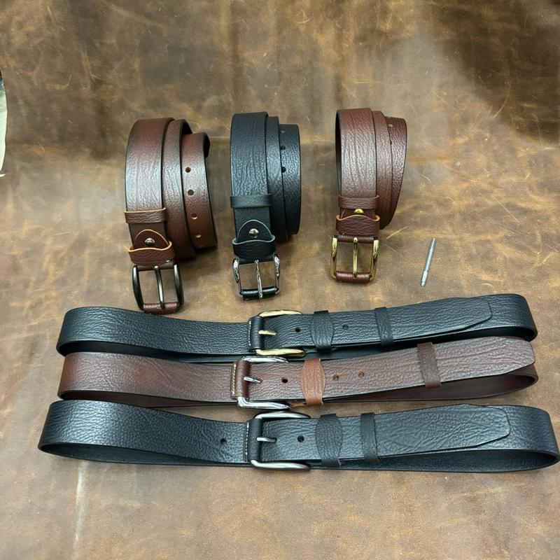 Thắt lưng nam da bò cao cấp mẫu mới 2024 đầu khoá bọc da sang trọng thanh lịch rộng 3.8cm dài 120cm . thắt lưng boy phố lv Voi