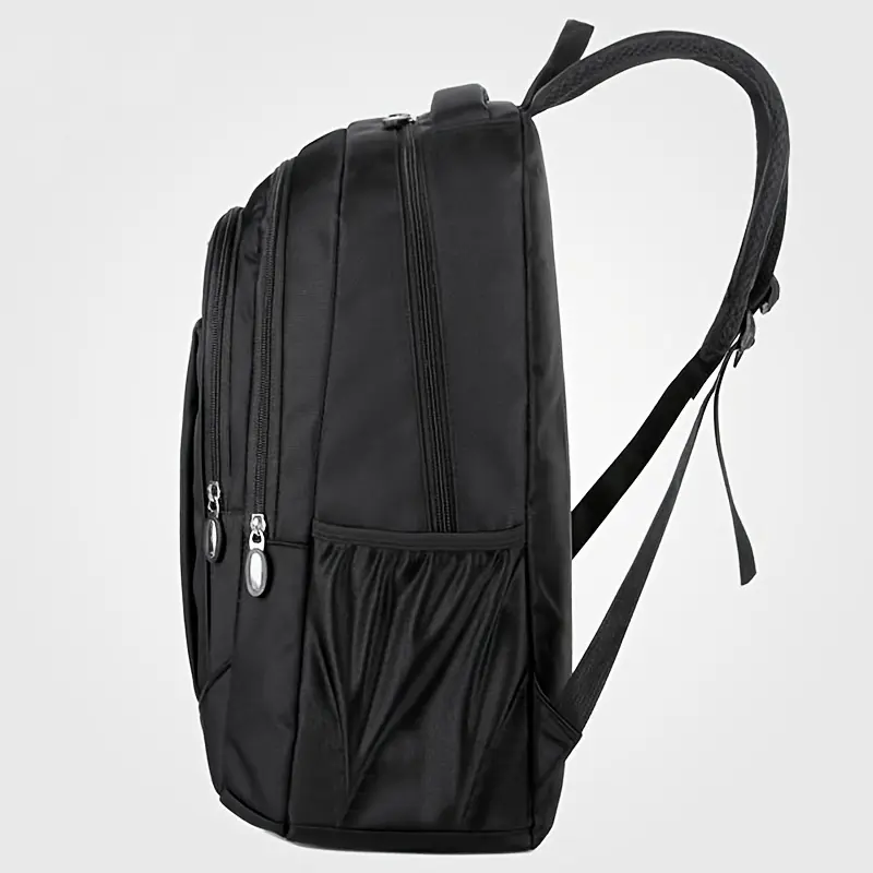 Casual Backpack, Men's Simple Shoulder Bag, Men's Large Capacity Middle School Student Backpack, Computer Travel Bag 8