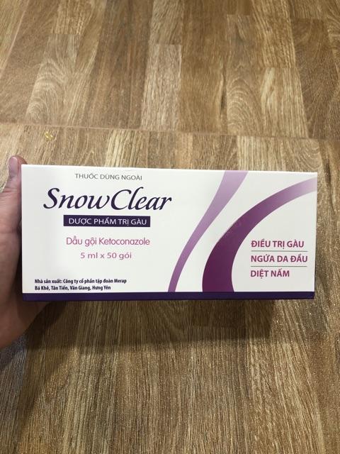DẦU GỘI ĐẦU SNOWCLEAR (5ML*50 GÓI)