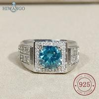 Gambar HIWANGO 925 Cincin Pria Berlian Penuh Zircon 5A Biru Platinum Berlapis Bukaan Mewah Perak Pt950 dari HIWANGO Kab. Gresik 2 Tokopedia