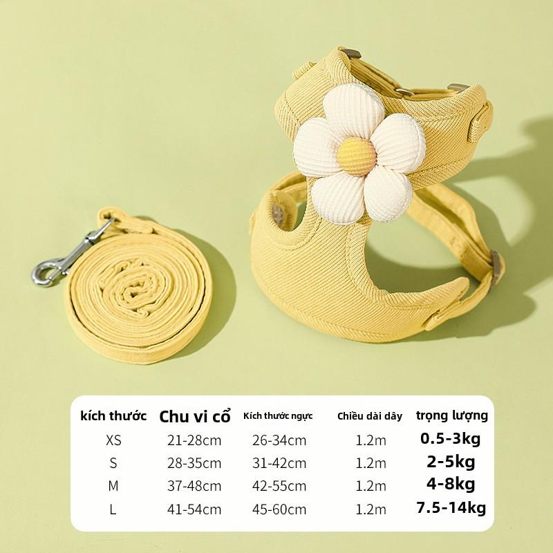 Dây Xích Thú Cưng, Thêu Hoa Cúc, Bộ Vest Ren, Thích Hợp Cho Chó Và Mèo, Dây Đai Nịt Cho Chó Nhỏ vòng  cổ  cho  mèo  khắc  tên hộp  đựng  hạt  cho  mèo lục  lạc  cho  cún  chó chuông  đeo  cổ  chó pet  chuỗi xích  chó  cỡ  lớn dây  xích  chó breakaway  col 5