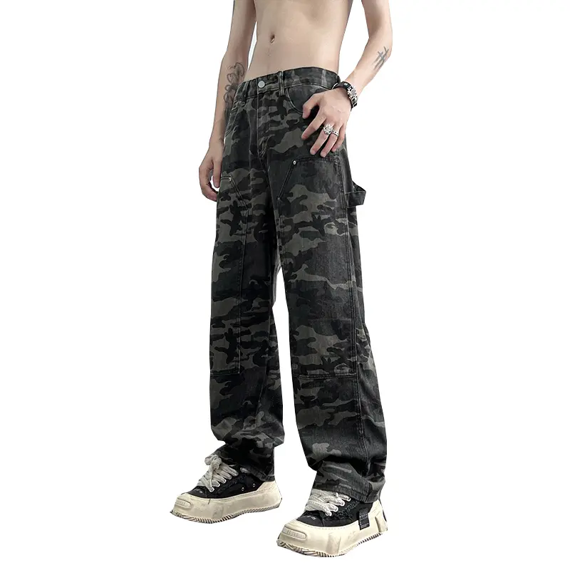 Quần Dài Nam, Thời Trang, Phong Cách Cổ Điển Mỹ, Quần Hiphop, Trang Phục Mùa Hè, Thiết Kế Rằn Ri, Thương Hiệu Thời Trang, Quần Dù, Giặt Được, Dụng Cụ Cưa Gỗ, Quần Thường Ngày Menswear Pants 4