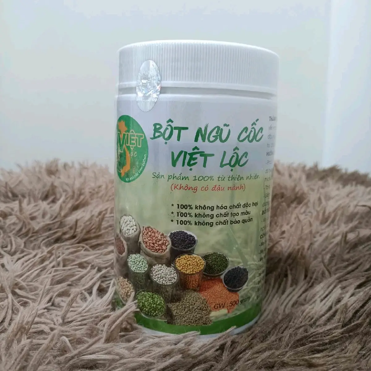 1 HỘP NGŨ CỐC VIỆT LỘC LOẠI KHÔNG ĐẬU NÀNH