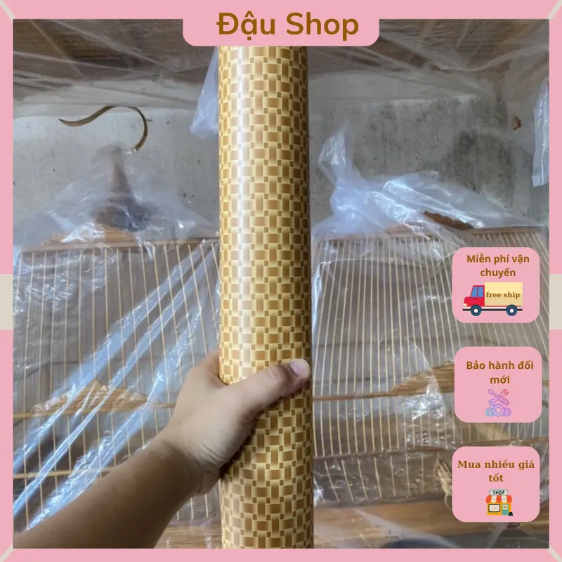 Giấy dán khay phân giấy dán lồng 1mx1m2 decal dán lồng tròn- vuông 2