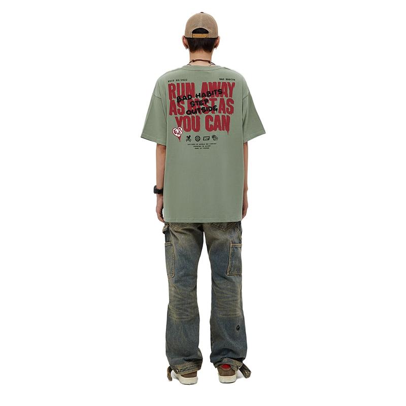 Áo Thun Unisex Bad Habits- RUN TEE -Local Brand Chính Hãng 5