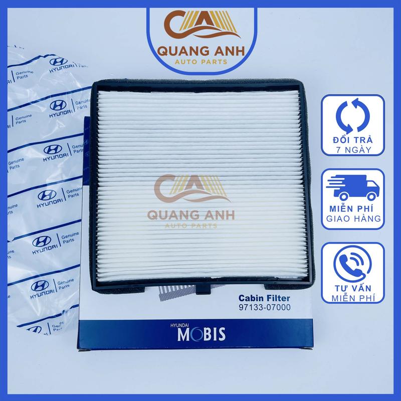 Lọc gió điều hòa, máy lạnh xe Hyundai I10, Kia Morning, Hyundai Eon (Mã: 9713307000/9713307010)