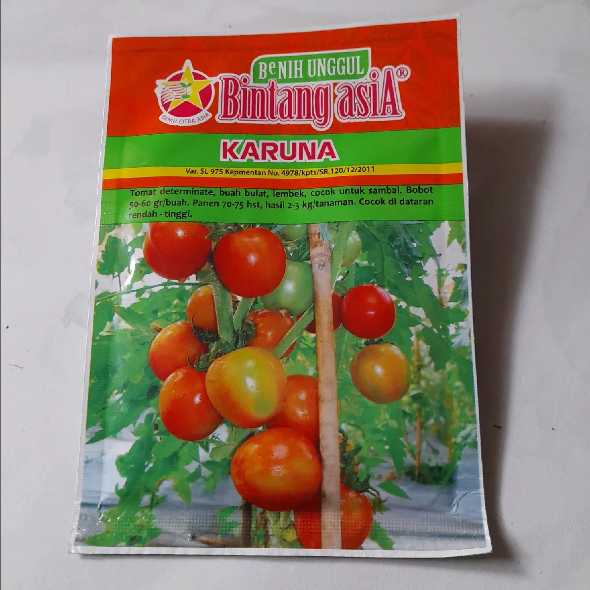 Benih Bibit Tomat karuna isi 100 biji Sayur