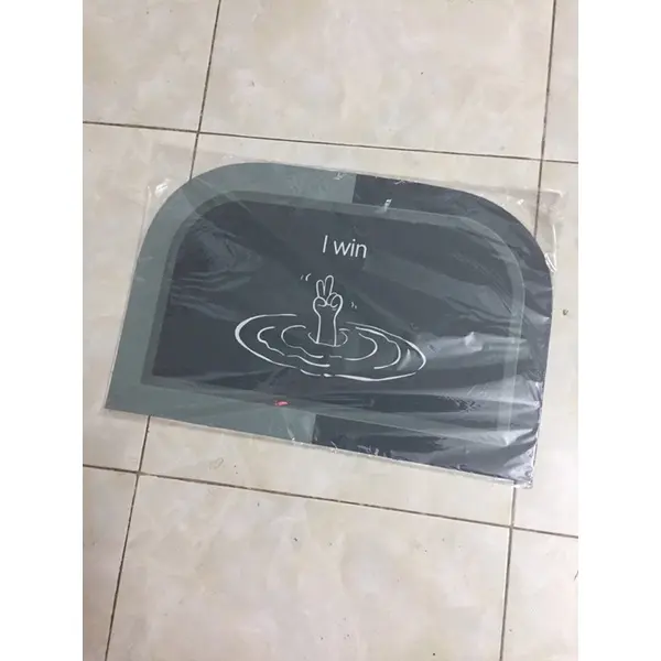Combo 3 Thảm lau chân silicon siêu thấm hút,chống trơn trượt xịn xò 3