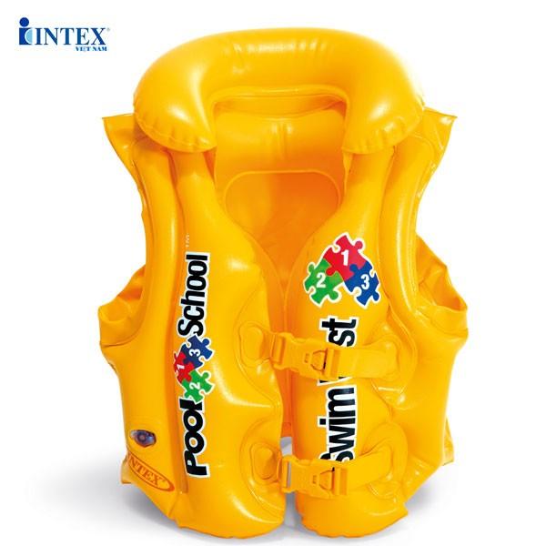Áo phao bơi vàng INTEX 58660