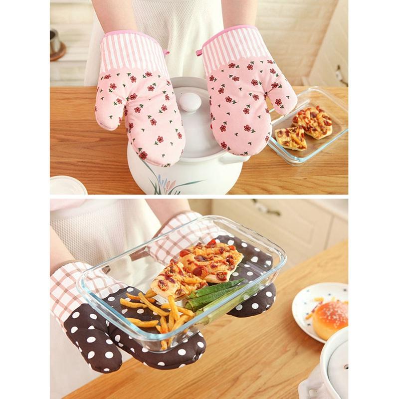 Product Introduction of Sarung Tangan Ketuhar, Jualan Panas, Sarung Tangan Anti-Panas, dengan Pad, Sesuai untuk Ketuhar dan Ketuhar Gelombang Mikro, Tikar Penebat, Alat Dapur Pembakar, 1 Keping 5