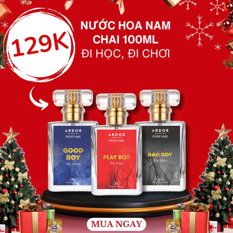 Nước hoa nam Celio Ardor Good Boy Bad Boy Play Boy tinh dầu thơm body nam tính 10ml - Perfume Cosmetic