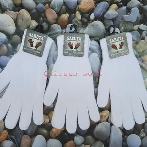 SARUNG TANGAN MOTOR WARNA PUTIH MEREK SARUTA ALL SIZE PRIA WANITA DEWASA SARUNG TANGAN Gloves