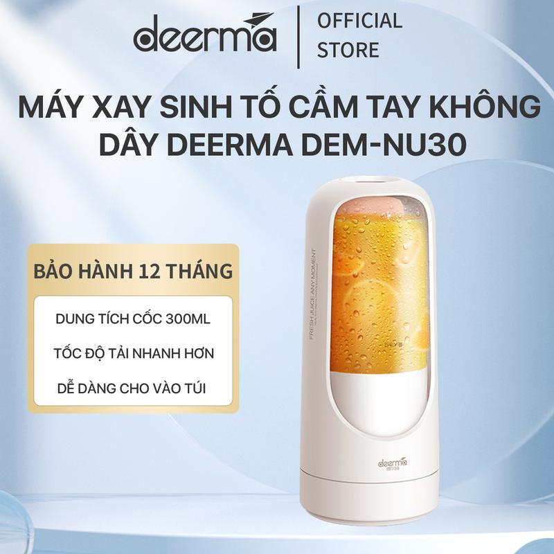 Máy xay sinh tố cầm tay Deerma DEM-NU30 pin sạc tiện lợi
