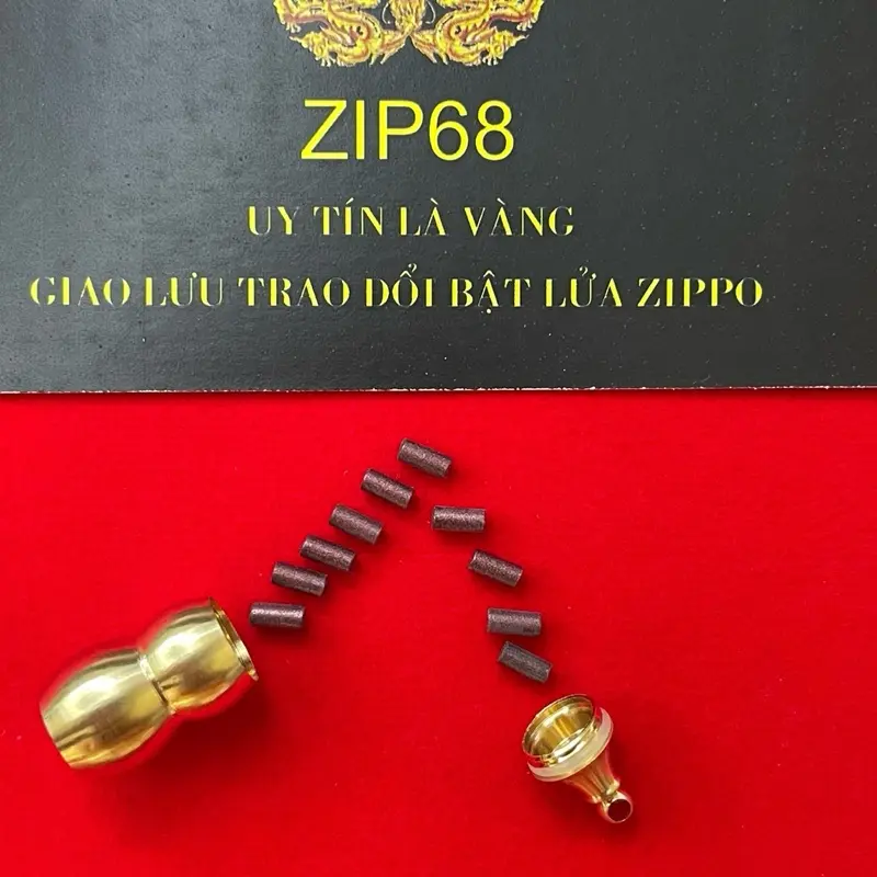 (M6)Đá Tím Áo nhập 10 viên ( dùng cho Zippo ) 4