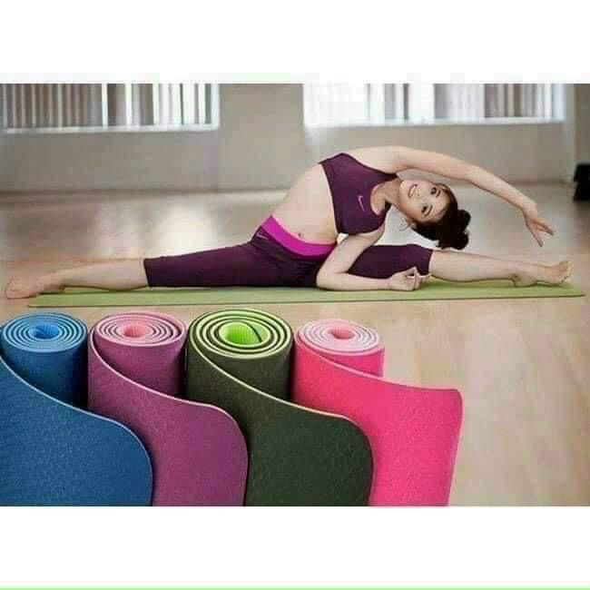 THẢM YOGA 2 LỚP CAO CẤP Cao Su Tập Yoga