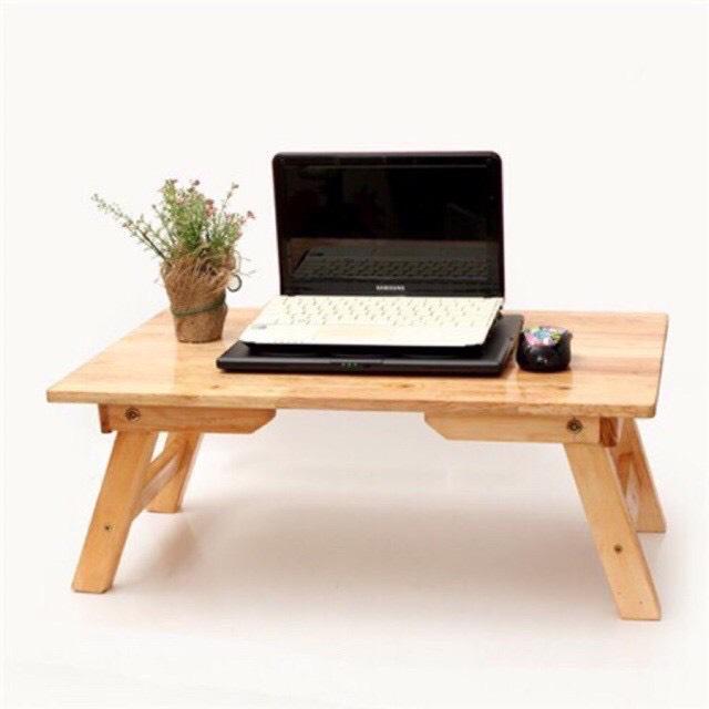 Product Introduction of Bàn Trà Tiện Dụng - Bàn Gỗ Thông Gấp Gọn Kích Thước 40x60 cm bàn học  gấp gọn 4