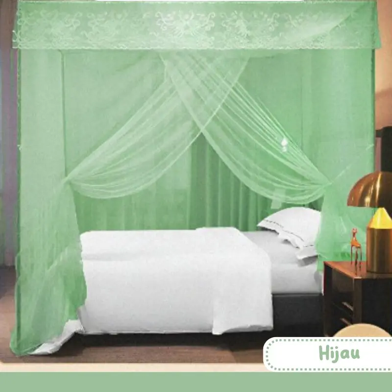 Kelambu Tidur Anti Nyamuk Polos Ukuran 120x200cm 3