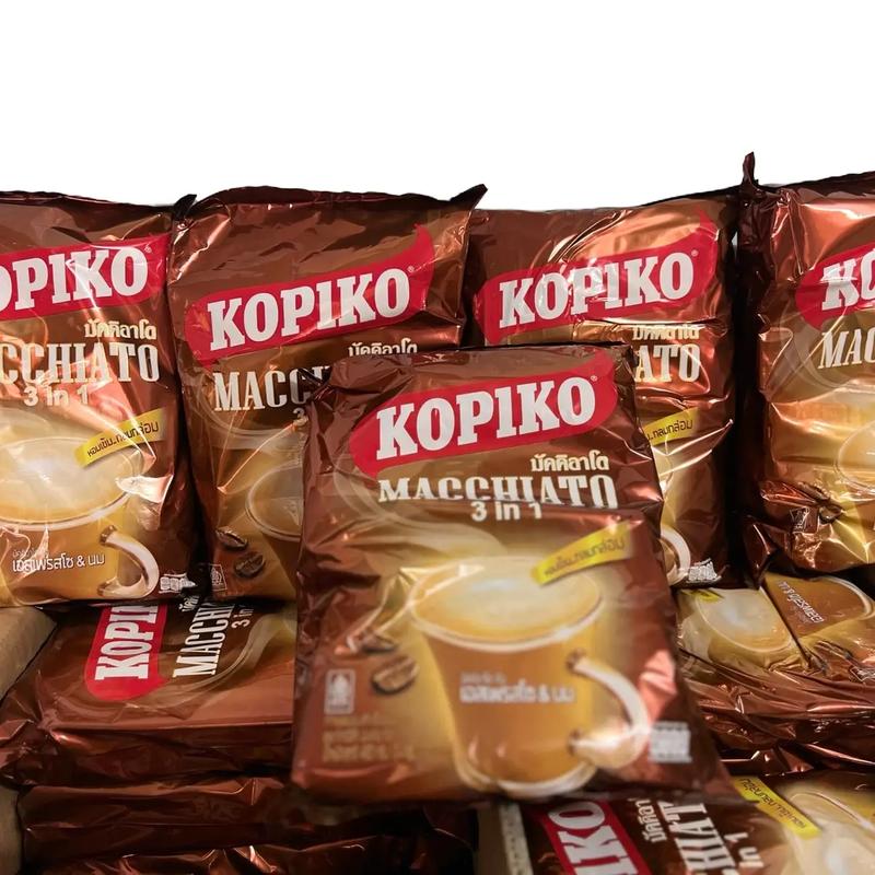 Combo 5 gói lớn (100 túi nhỏ) cà phê kopiko 3n1 thơm ngon tuyệt vời mono lab coffee gói ghém càphê chồn trà sữa gấu cà phê Socola Cafe