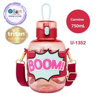 Gambar Botol Minum BOOM U-1352 With Tali Panjang & Sedotan 750 ML - Pink dari Ollahomeliving Kota Bogor 4 Tokopedia