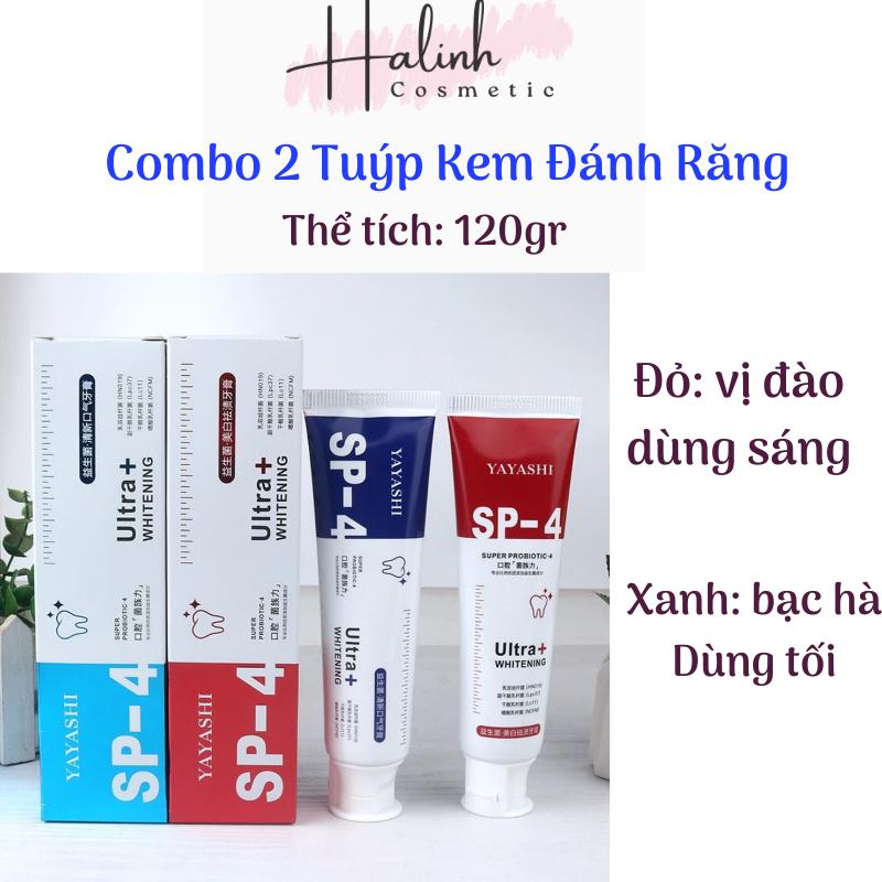 Combo 2 Kem Đánh Răng YAYASHI Làm Trắng Răng Và Giup Hơi Thở Thơm Tho Hơn