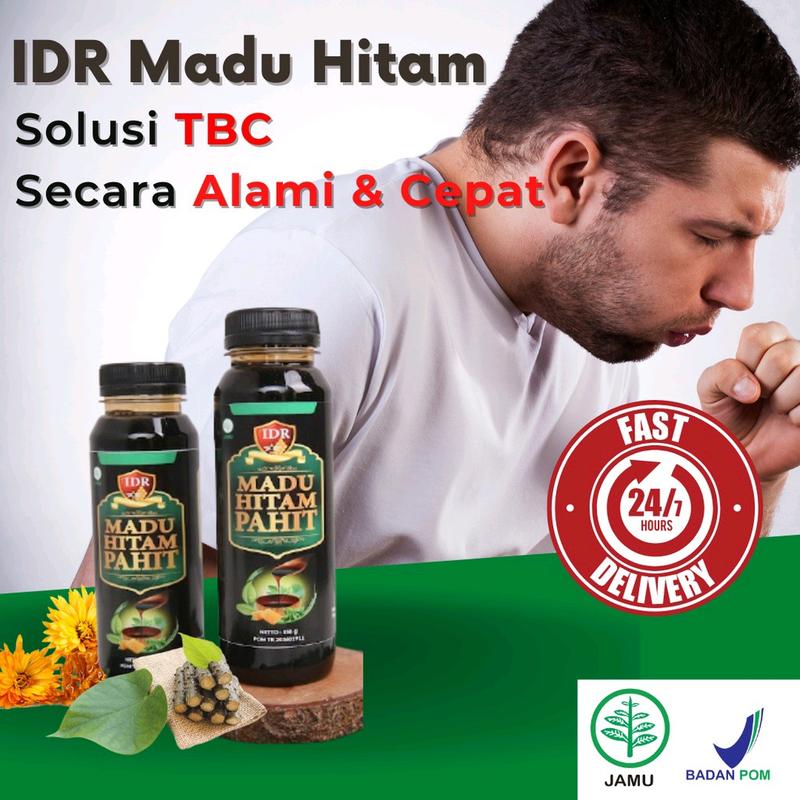 Idr Madu Hitam Pahit Terbukti Menyembuhkan Penyakit Asma Paru Paru Basah Tbc Tuberkulosis Secara Alami  350g Bpom 0